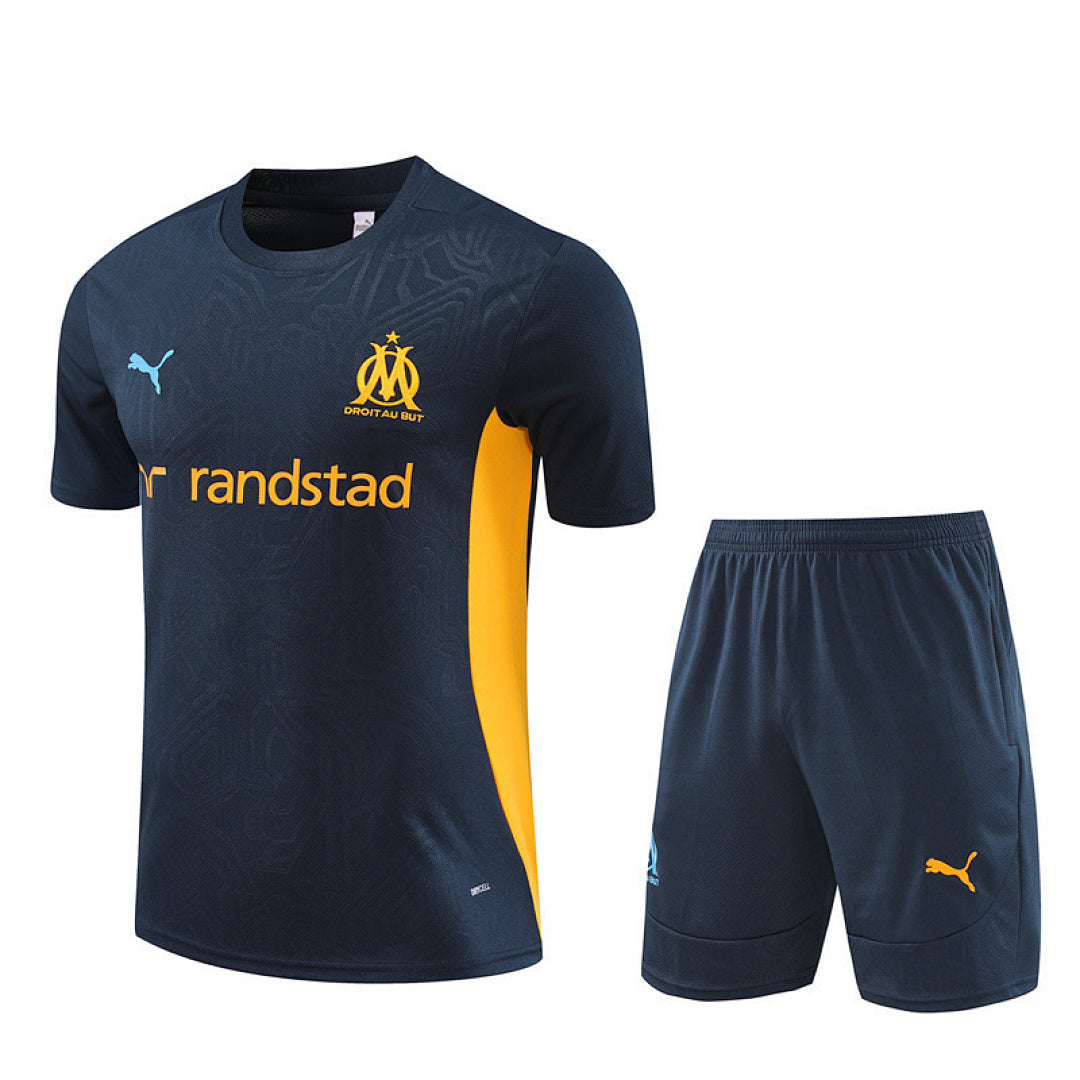 Kit football Marseille ensemble training 2024/25 - Bleu Roi