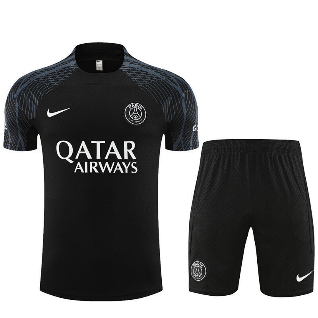 Kit football Paris ensemble training 2023/24 - Noir