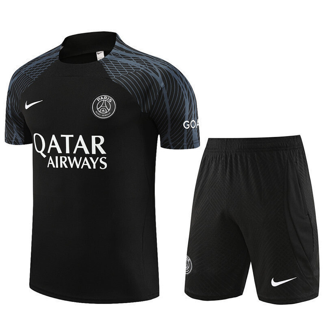 Kit football Paris ensemble training 2023/24 - Noir