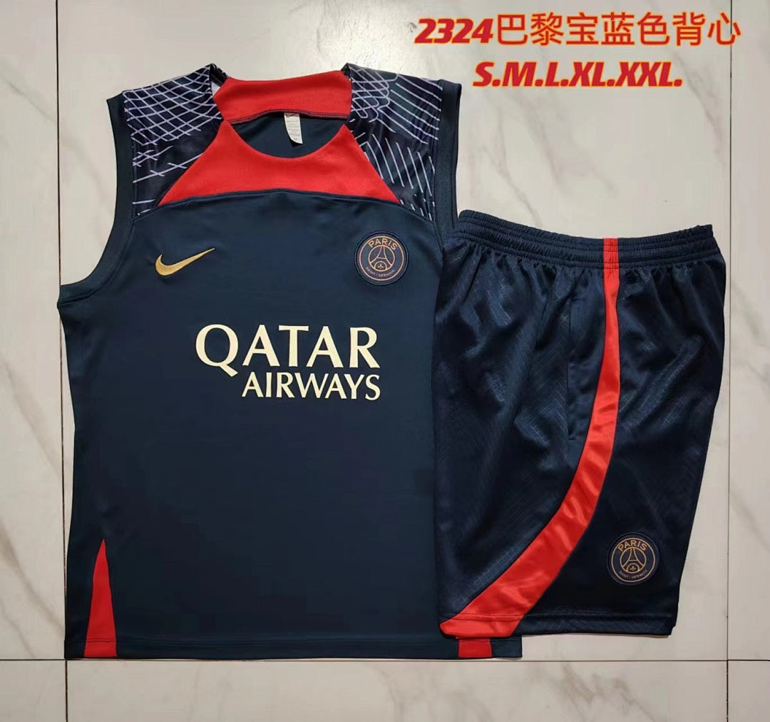 Kit Football Paris Ensemble Training Débardeur 2023/24