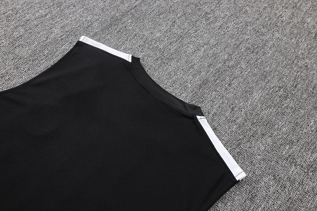 Kit Football Paris Ensemble Training Sans Manches Noir