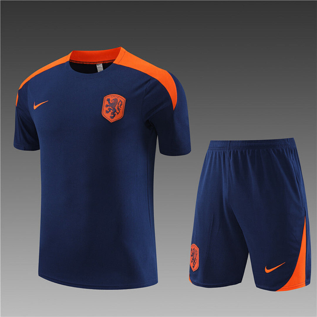 Kit Football Pays-Bas Ensemble Training 2024/25 - Bleu Roi