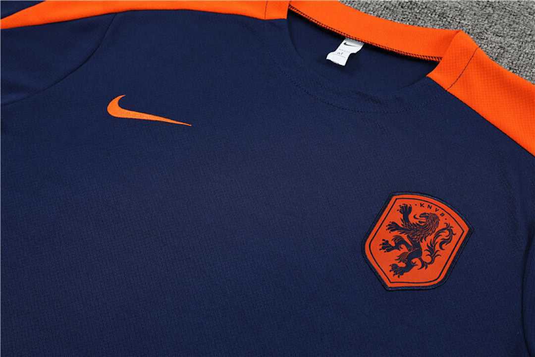 Kit Football Pays-Bas Ensemble Training 2024/25 - Bleu Roi