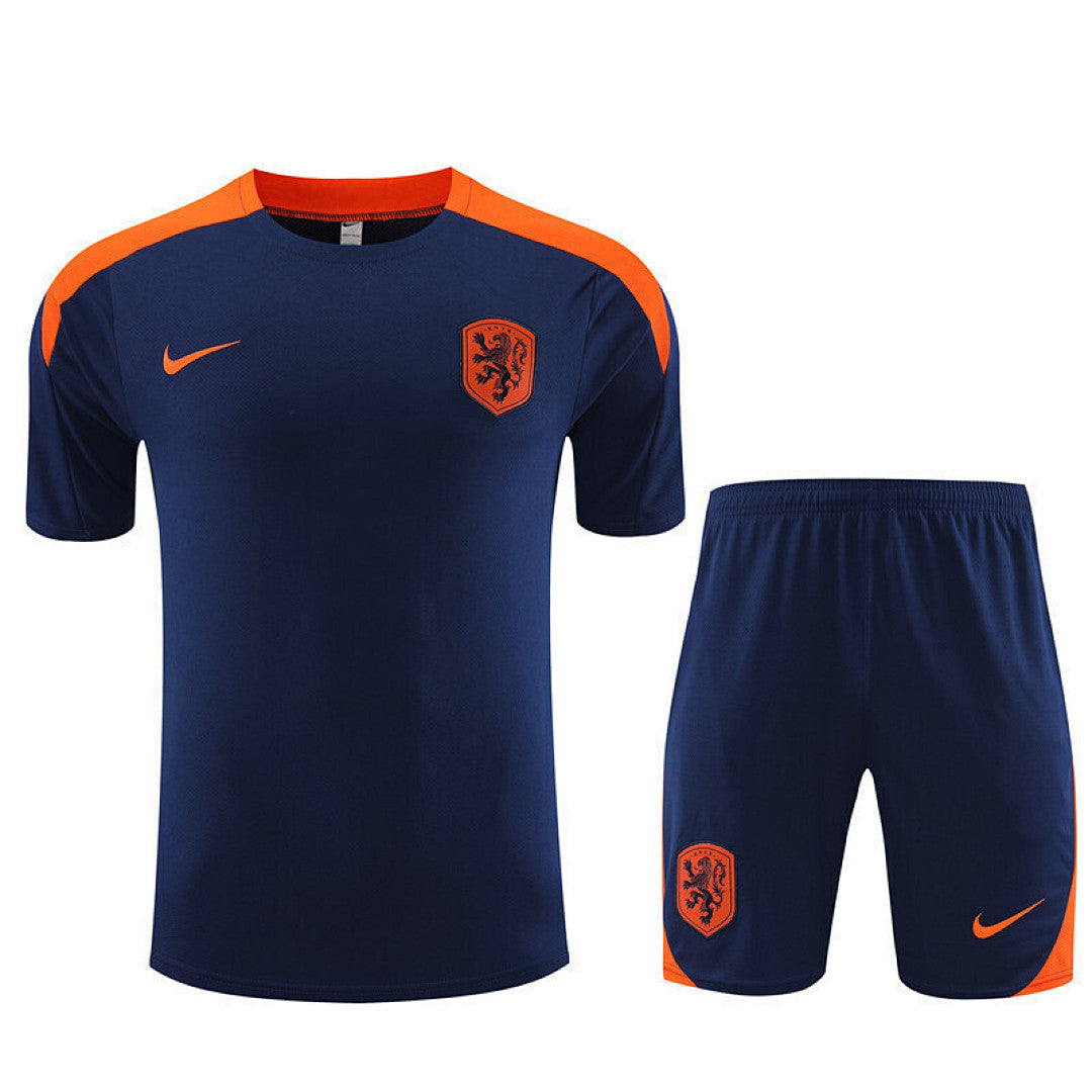 Kit Football Pays-Bas Ensemble Training 2024/25 - Bleu Roi