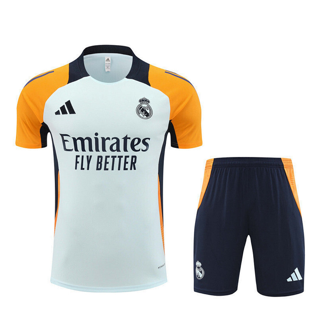 Kit football Real Madrid ensemble training 2024/25 - Bleu clair