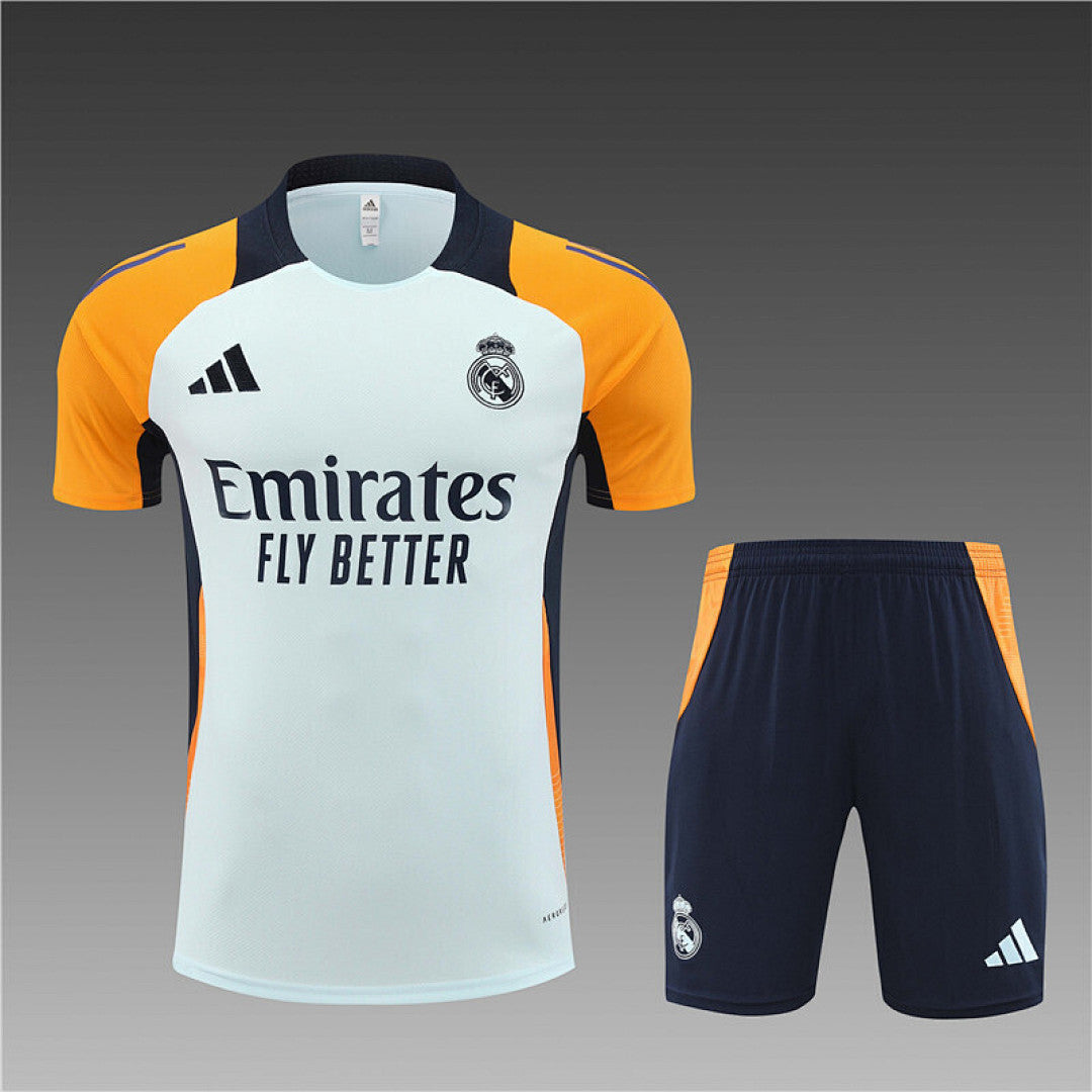 Kit football Real Madrid ensemble training 2024/25 - Bleu clair