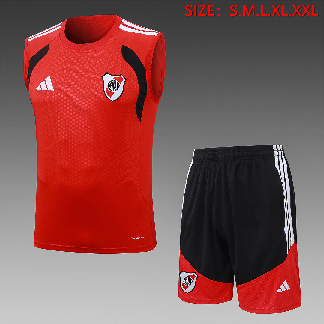 Kit Football Riverbed Ensemble Training Rouge D26086#