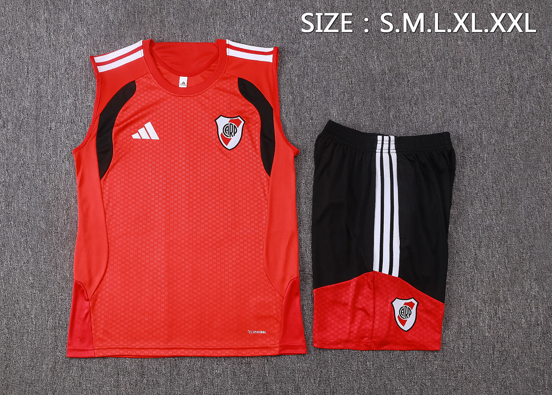 Kit Football Riverbed Ensemble Training Rouge D26086#
