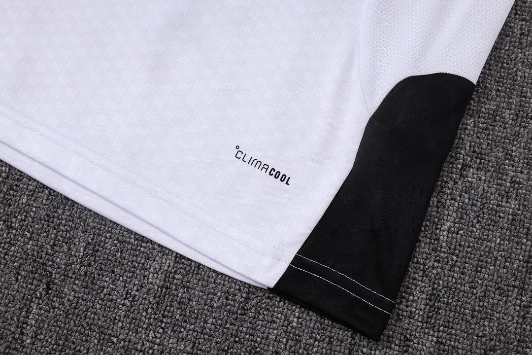 Kit Football Sans Manches Ensemble Training Blanc