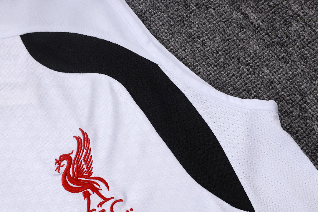 Kit Football Sans Manches Ensemble Training Blanc