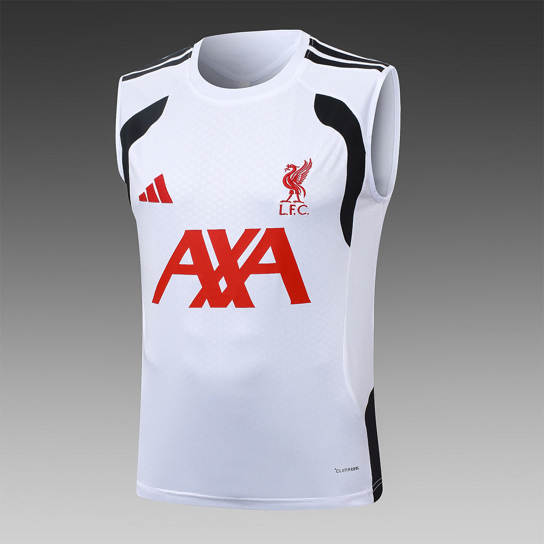 Kit Football Sans Manches Ensemble Training Blanc