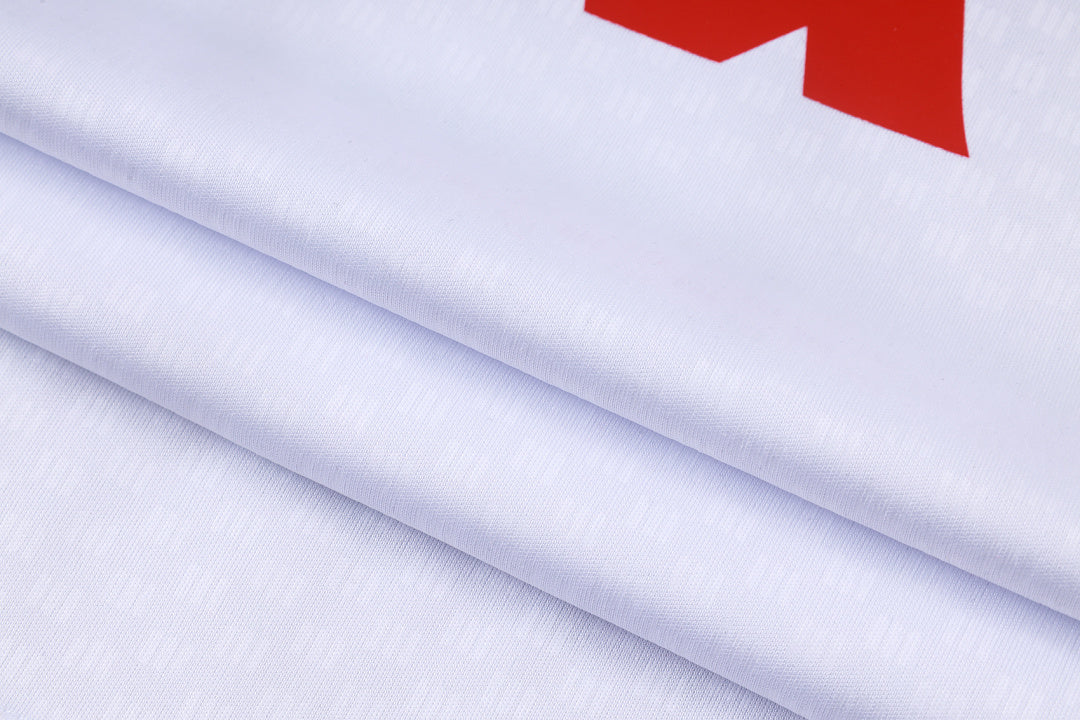 Kit Football Sans Manches Ensemble Training Blanc