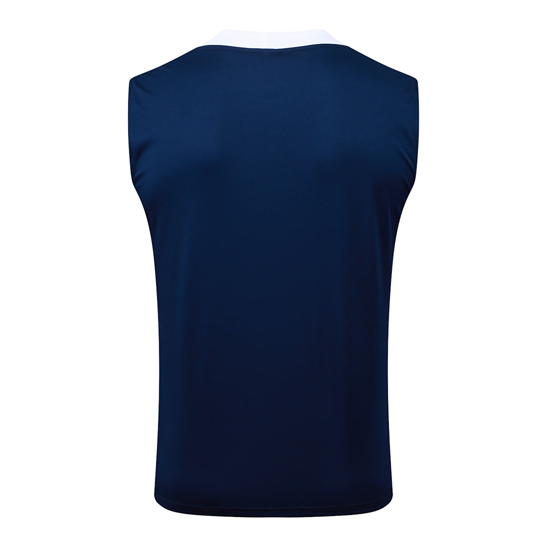 Kit Football Tottenham Ensemble Training Sans Manches Bleu Roi 2025/26