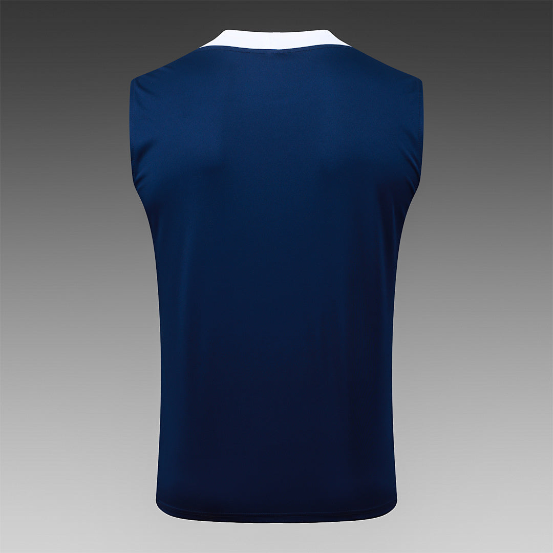 Kit Football Tottenham Ensemble Training Sans Manches Bleu Roi 2025/26