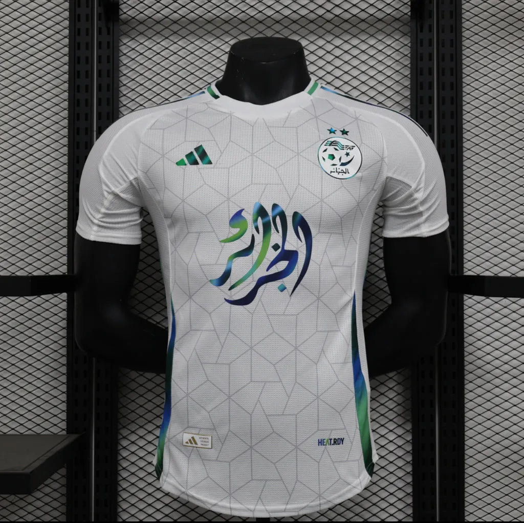Maillot Algérie / Algeria Blanc Player Version 2024/25