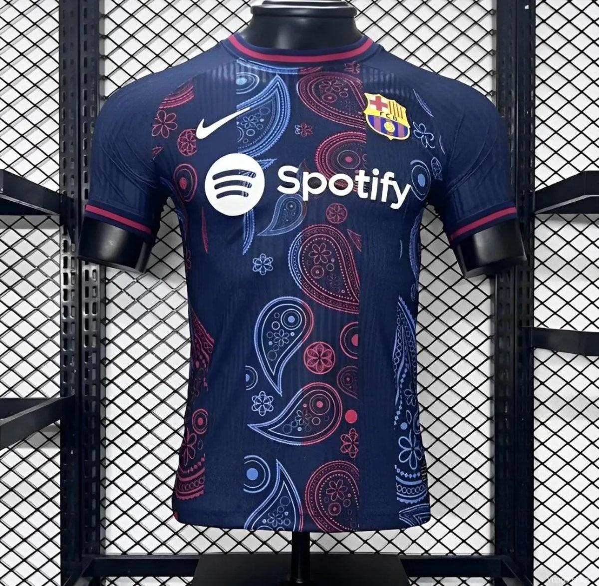 Maillot Barcelone/Barcelona Special Pattern Player Version 2024/25