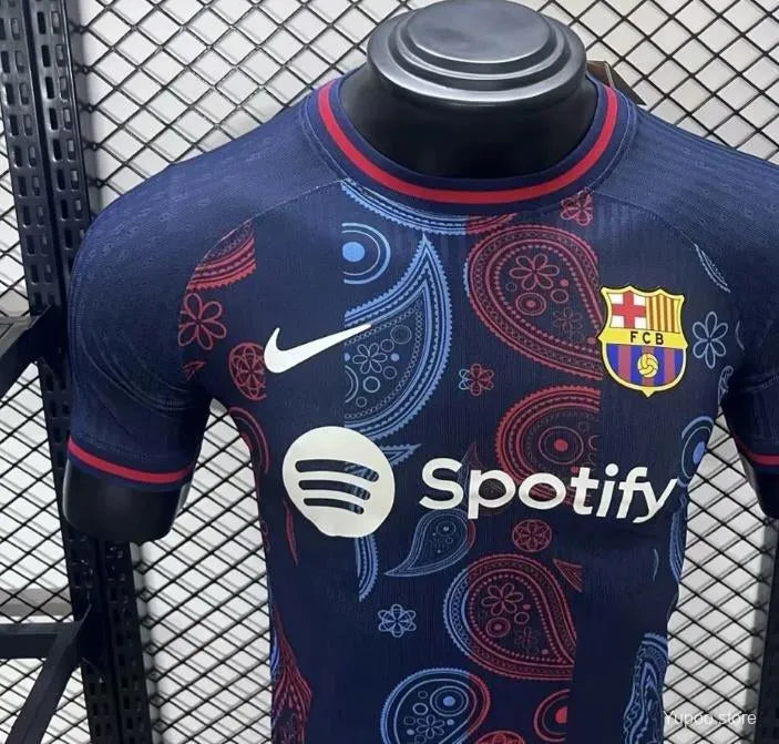 Maillot Barcelone/Barcelona Special Pattern Player Version 2024/25