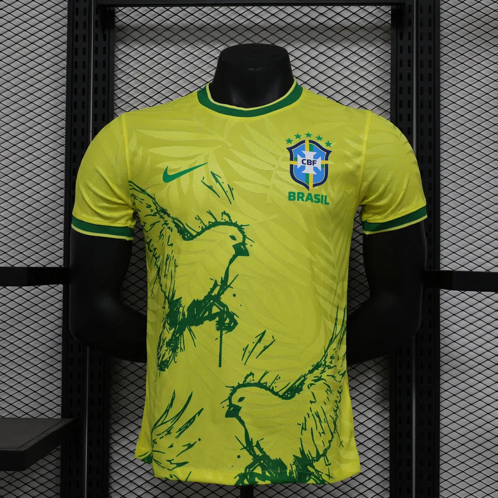 Maillot Brésil Brazil Concept Yellow Birds Player Version 2024/25