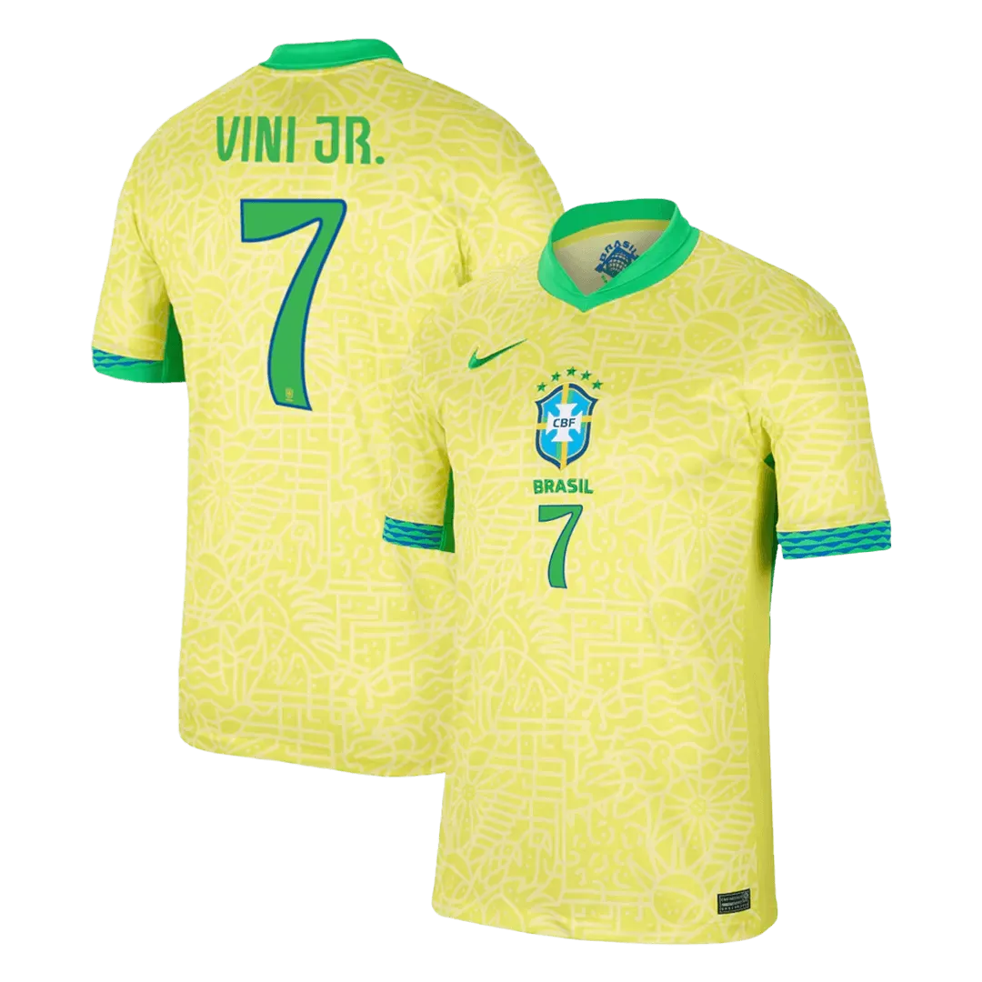 Maillot Brésil Brazil domicile Player Version 2024/25 VINI JR. #7