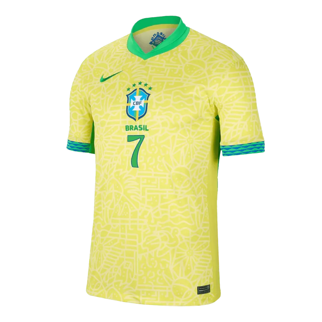Maillot Brésil Brazil domicile Player Version 2024/25 VINI JR. #7