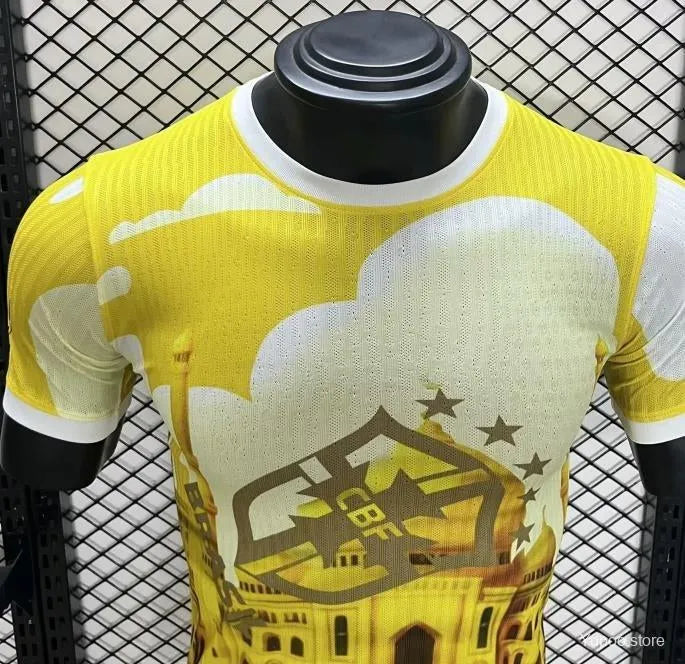 Maillot Bresil Brazil Spécial Yellow Jaune Player Version 2024/25