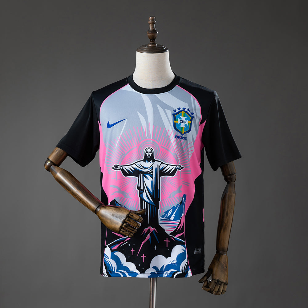 Maillot Brésil Christ Rédempteur 2026/27 Rose