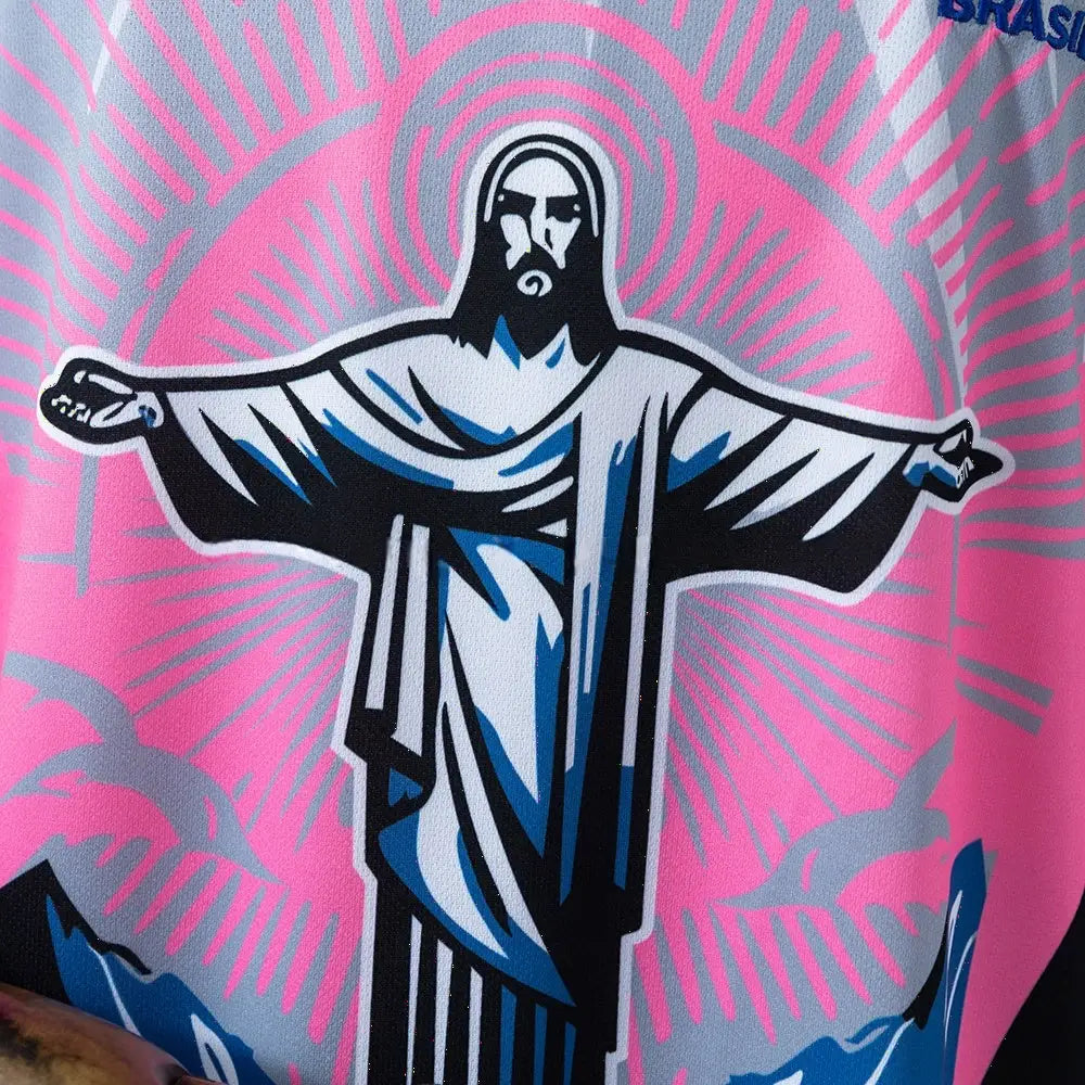 Maillot Brésil Christ Rédempteur 2026/27 Rose