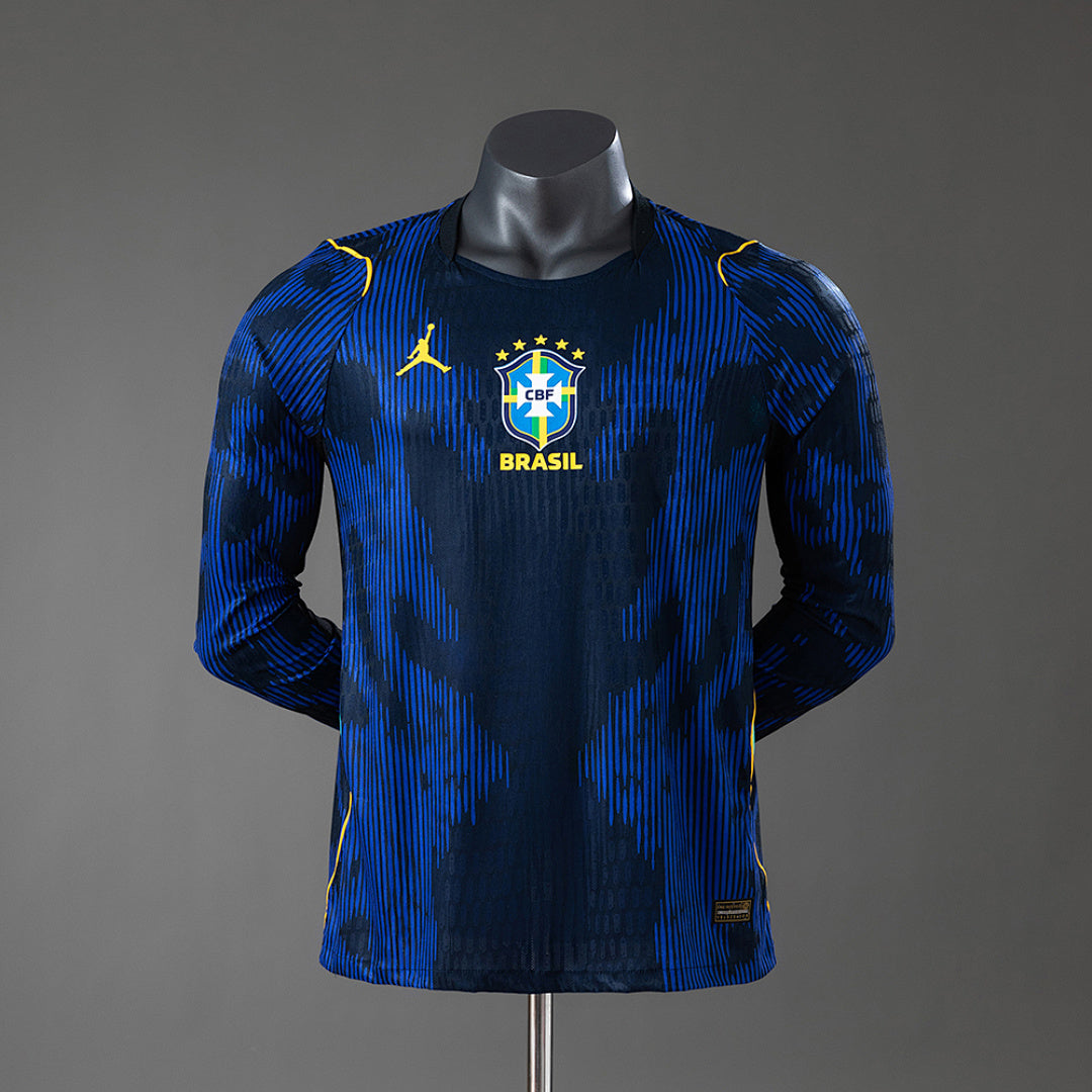 Maillot Brésil Manches Longues Domicile Extérieur 2026