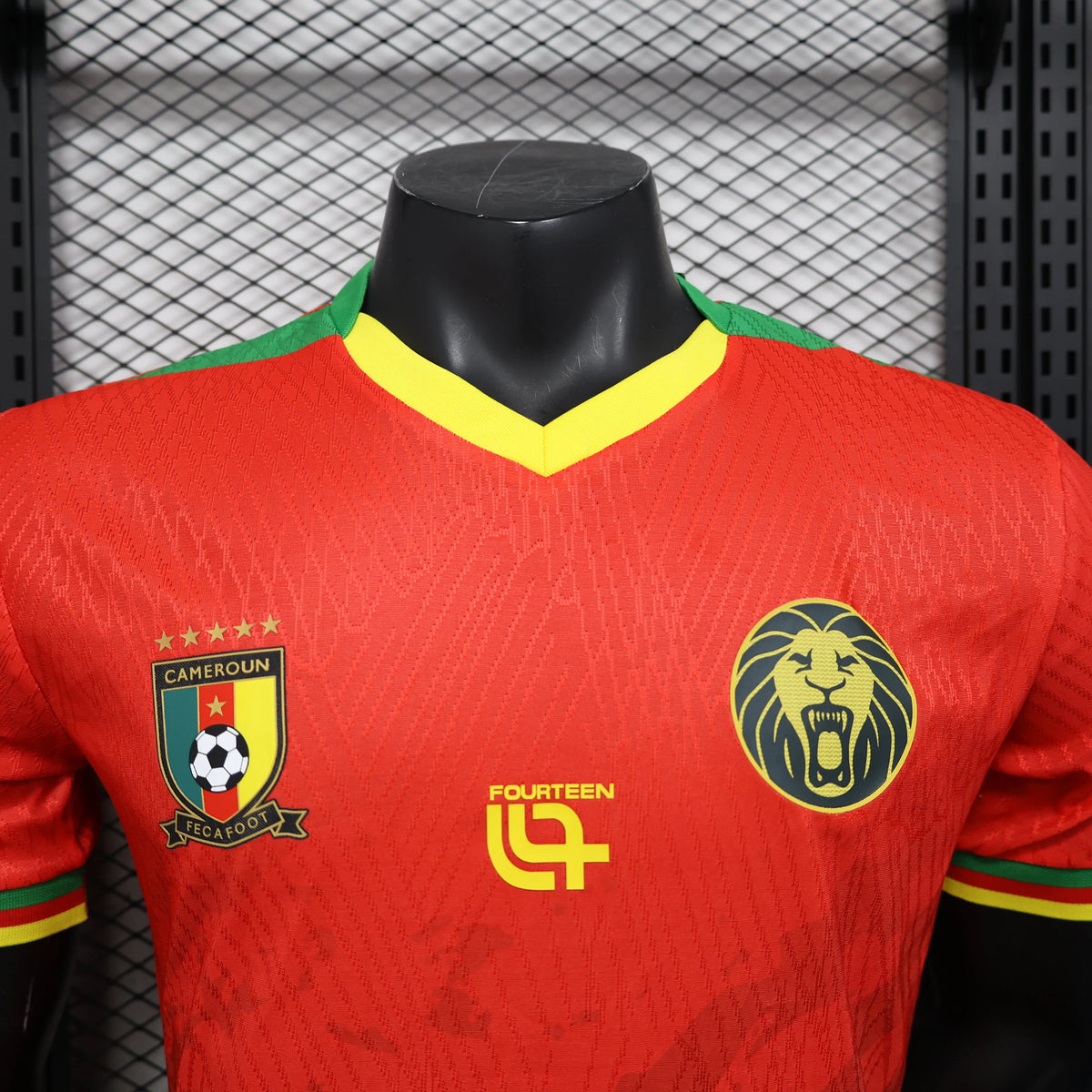Maillot Cameroun/Cameroon extérieur rouge * Player Version * CAN/CAF 2025/26