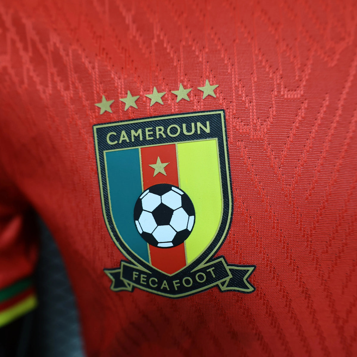 Maillot Cameroun/Cameroon extérieur rouge * Player Version * CAN/CAF 2025/26
