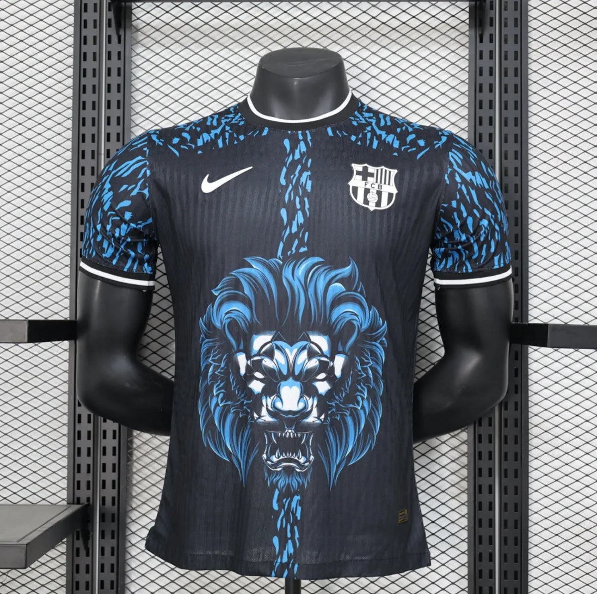 Maillot FC Barcelone/Barcelona Blue Lion Player Version 2024/25
