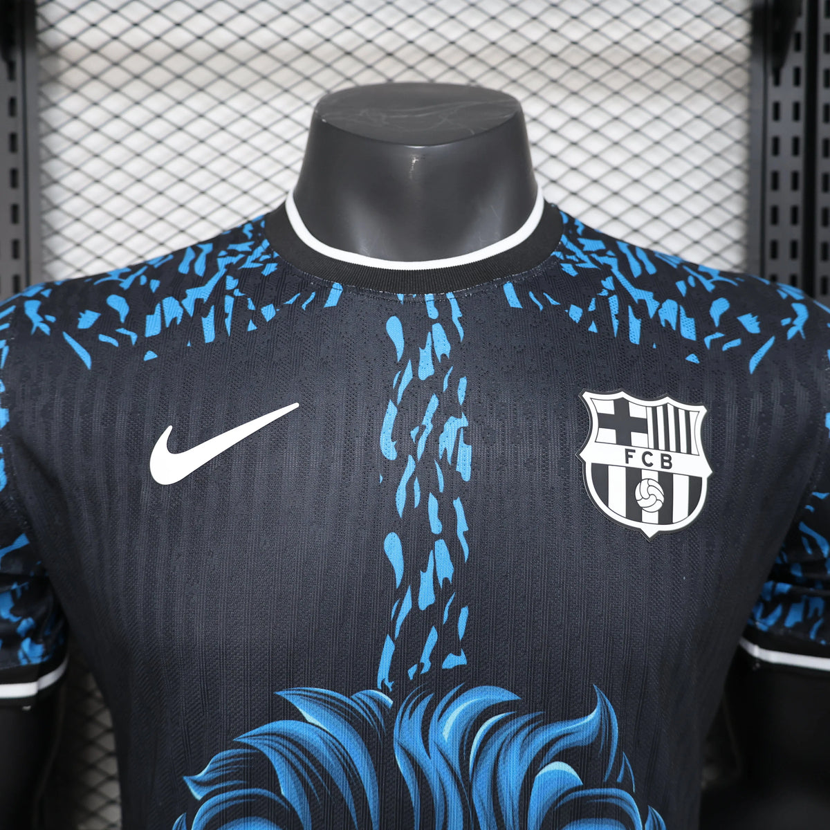 Maillot FC Barcelone/Barcelona Blue Lion Player Version 2024/25