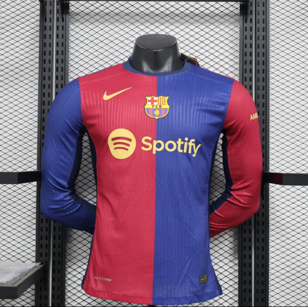 Maillot FC Barcelone Barcelona extérieur Player Version LS manches longues domicile 2024/25