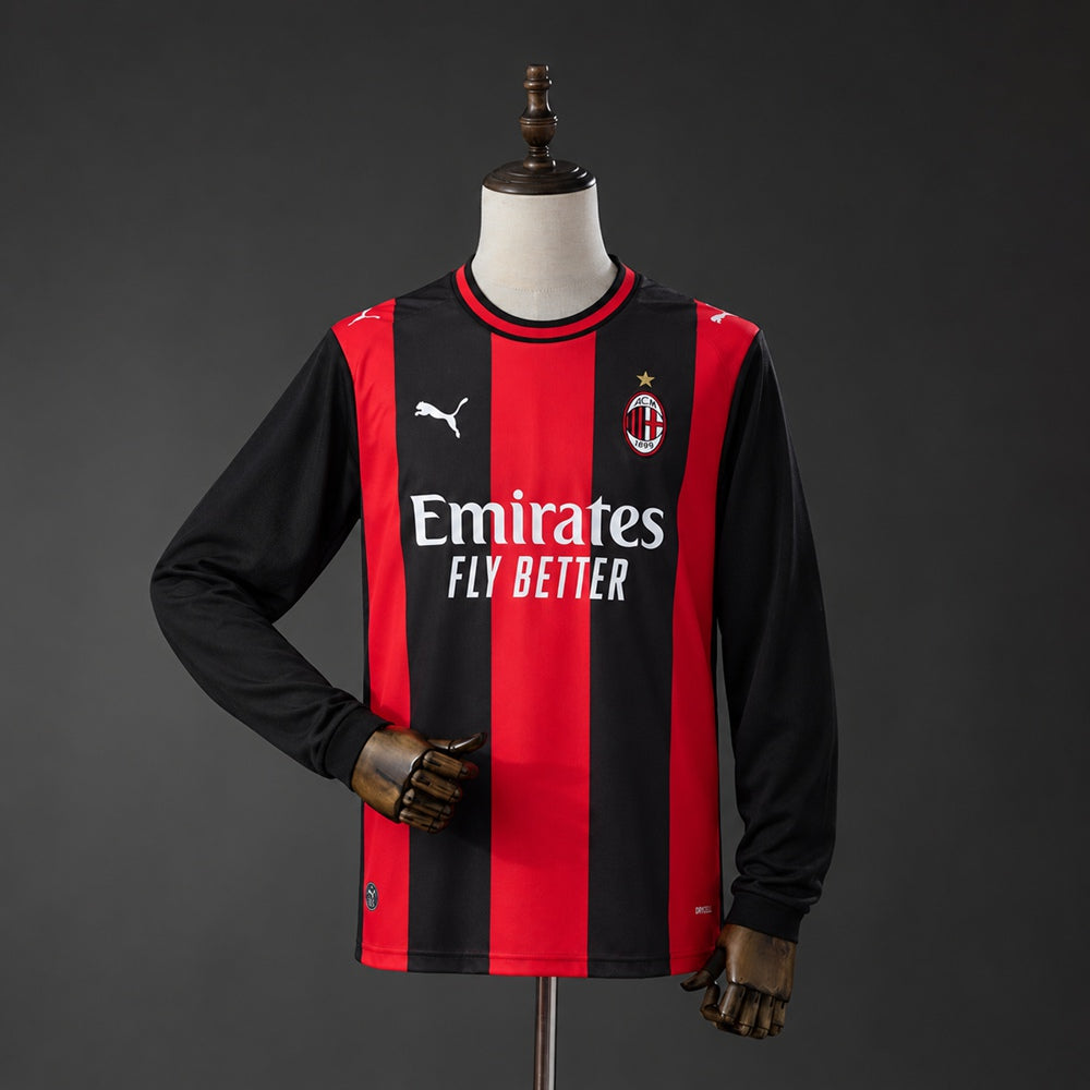 Maillot football AC Milan domicile manches longues 2026/27