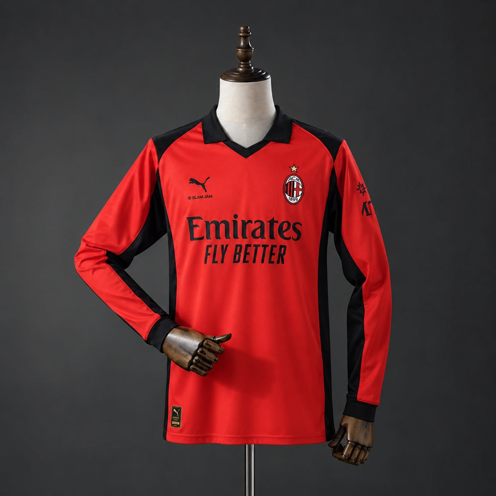 Maillot football AC Milan quatrième extérieur manches longues 2026/27