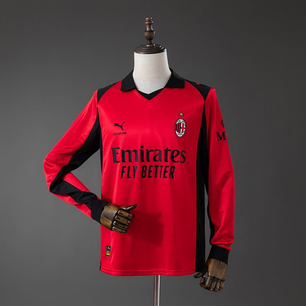 Maillot football AC Milan x Slam Jam Manches Longues 25/26