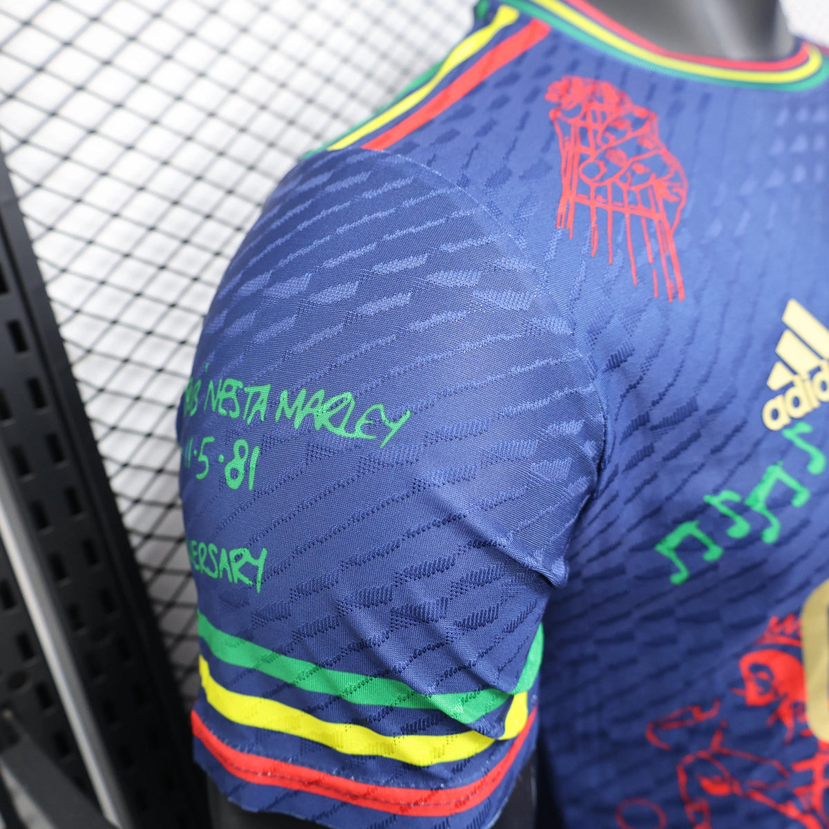 Maillot football Ajax Amsterdam Player Version Bob Marley 2025/26