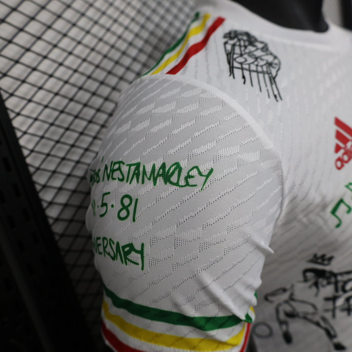 Maillot football Ajax Amsterdam Player Version Bob Marley 2025/26