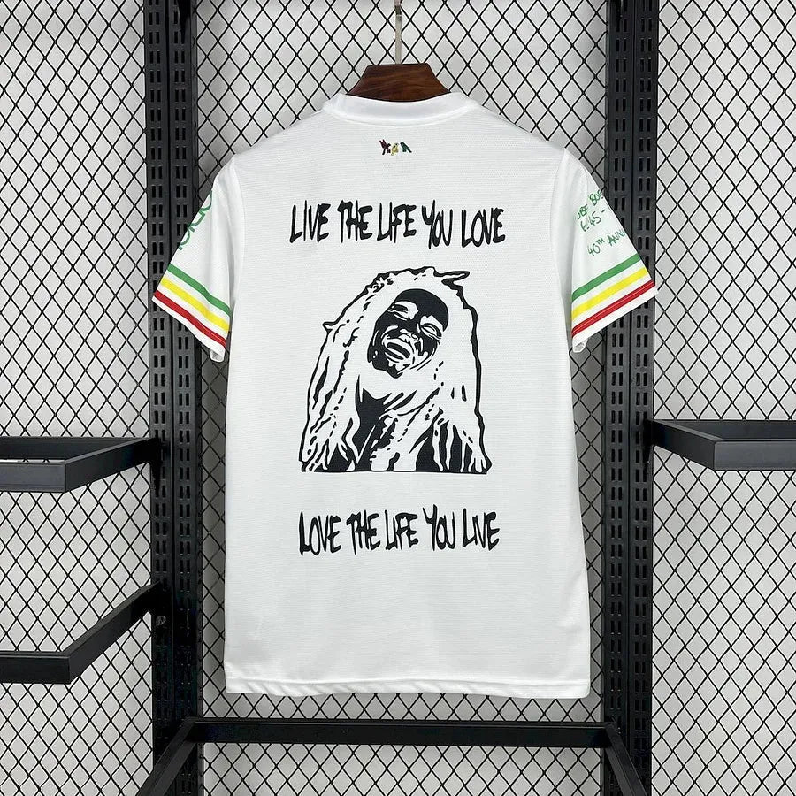 Maillot football Ajax Amsterdam Spécial Bob Marley Blanc 2025/26
