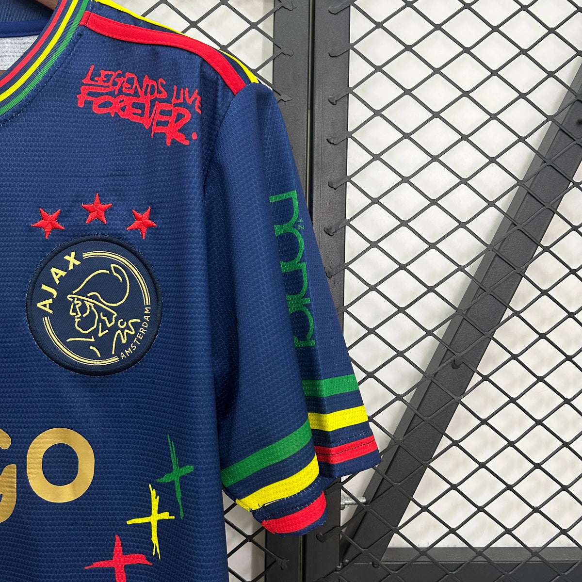 Maillot football Ajax Amsterdam Spécial Bob Marley Blanc 2025/26