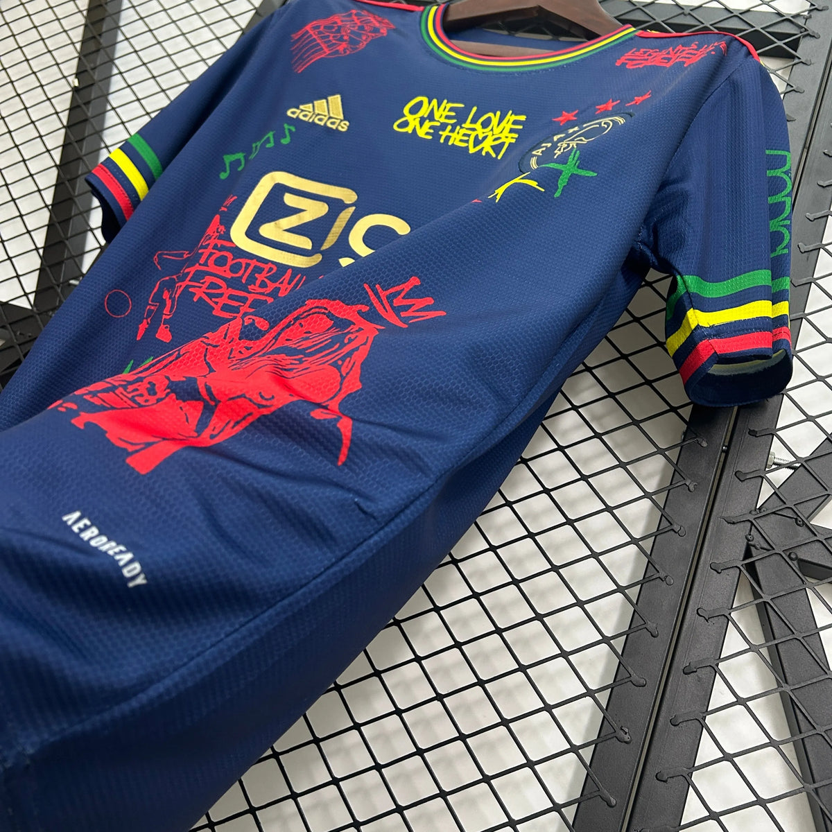 Maillot football Ajax Amsterdam Spécial Bob Marley Blanc 2025/26