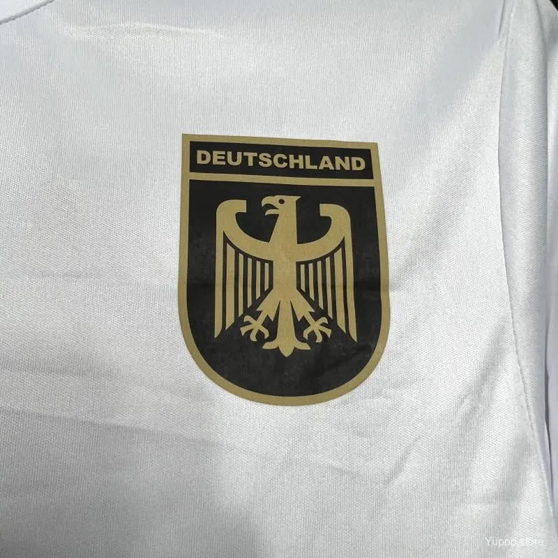 Maillot football Allemagne Germany German White Blanc 2024/25