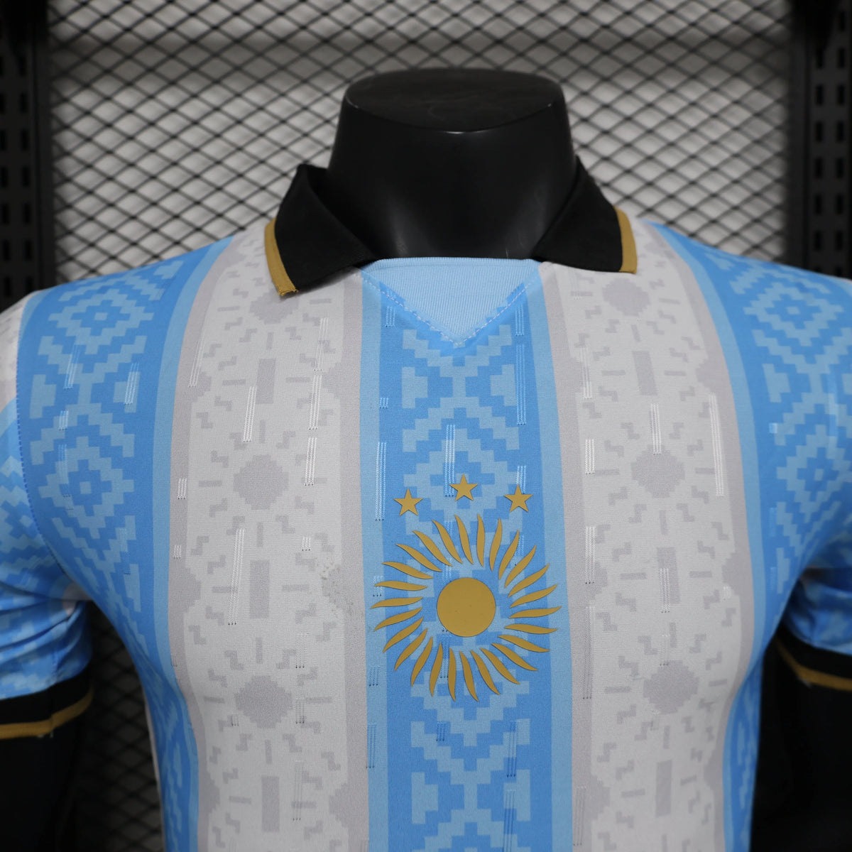Maillot football Argentine/Argentina MESSI LA PULGA Black Comma Football *Player Version* 2024/25