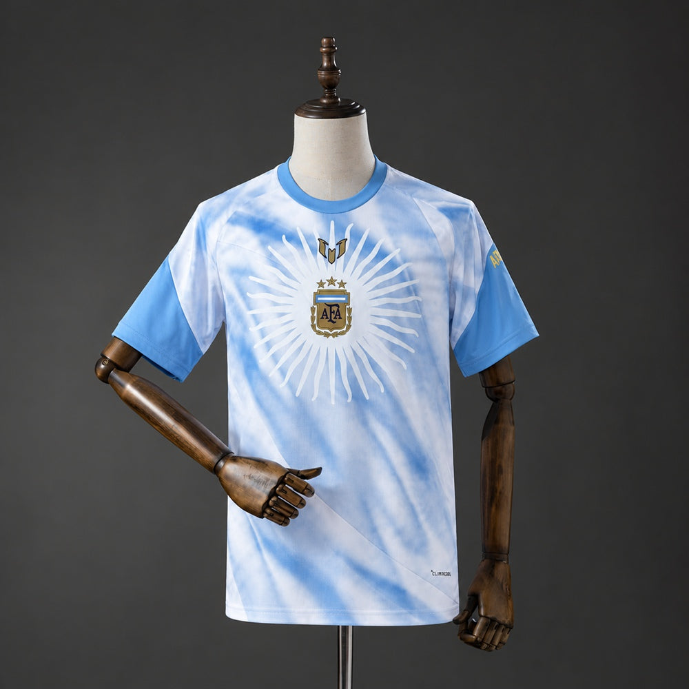 Maillot football Argentine pré-match blanc 2026