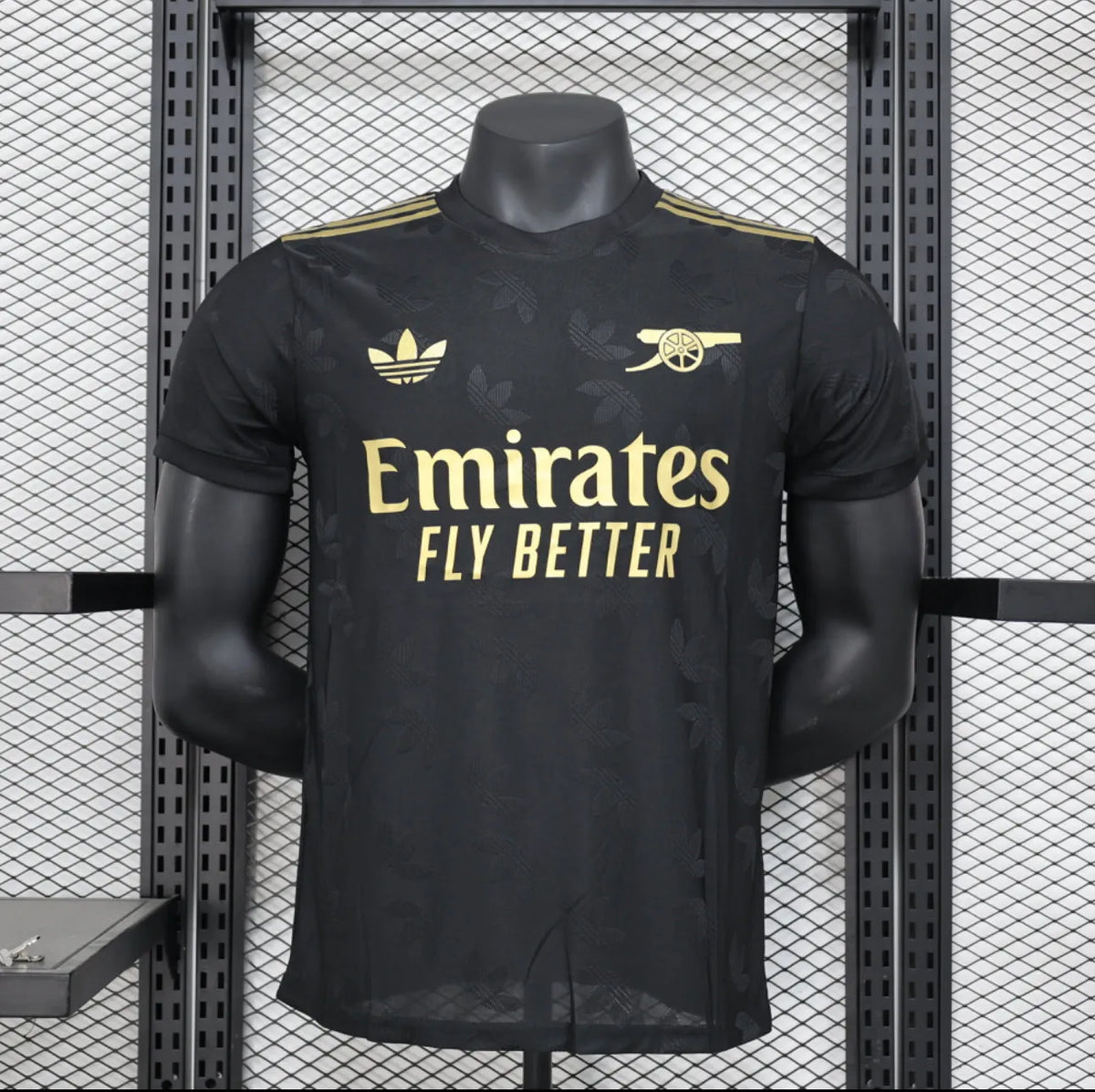 Maillot football Arsenal Black noir Adidas Originals Player Version 2024/25