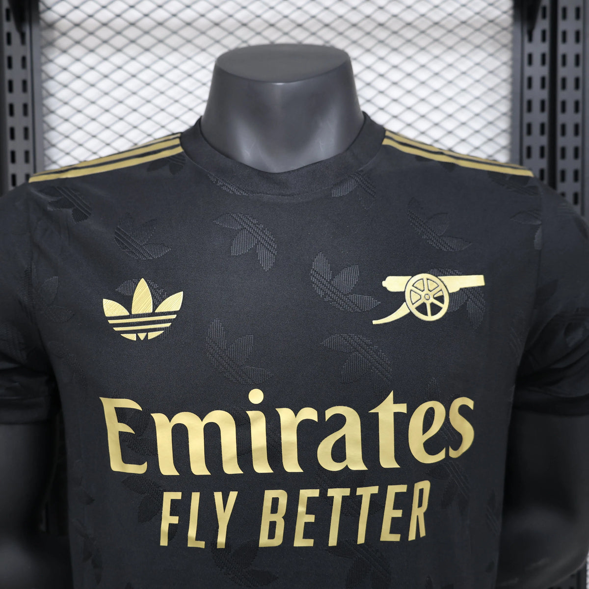 Maillot football Arsenal Black noir Adidas Originals Player Version 2024/25