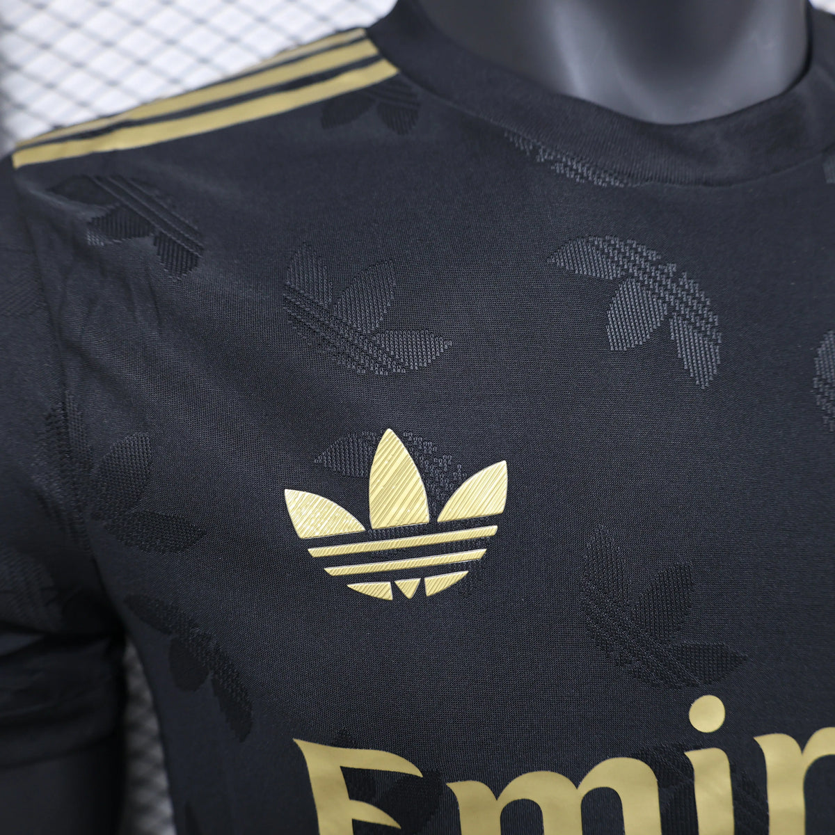 Maillot football Arsenal Black noir Adidas Originals Player Version 2024/25