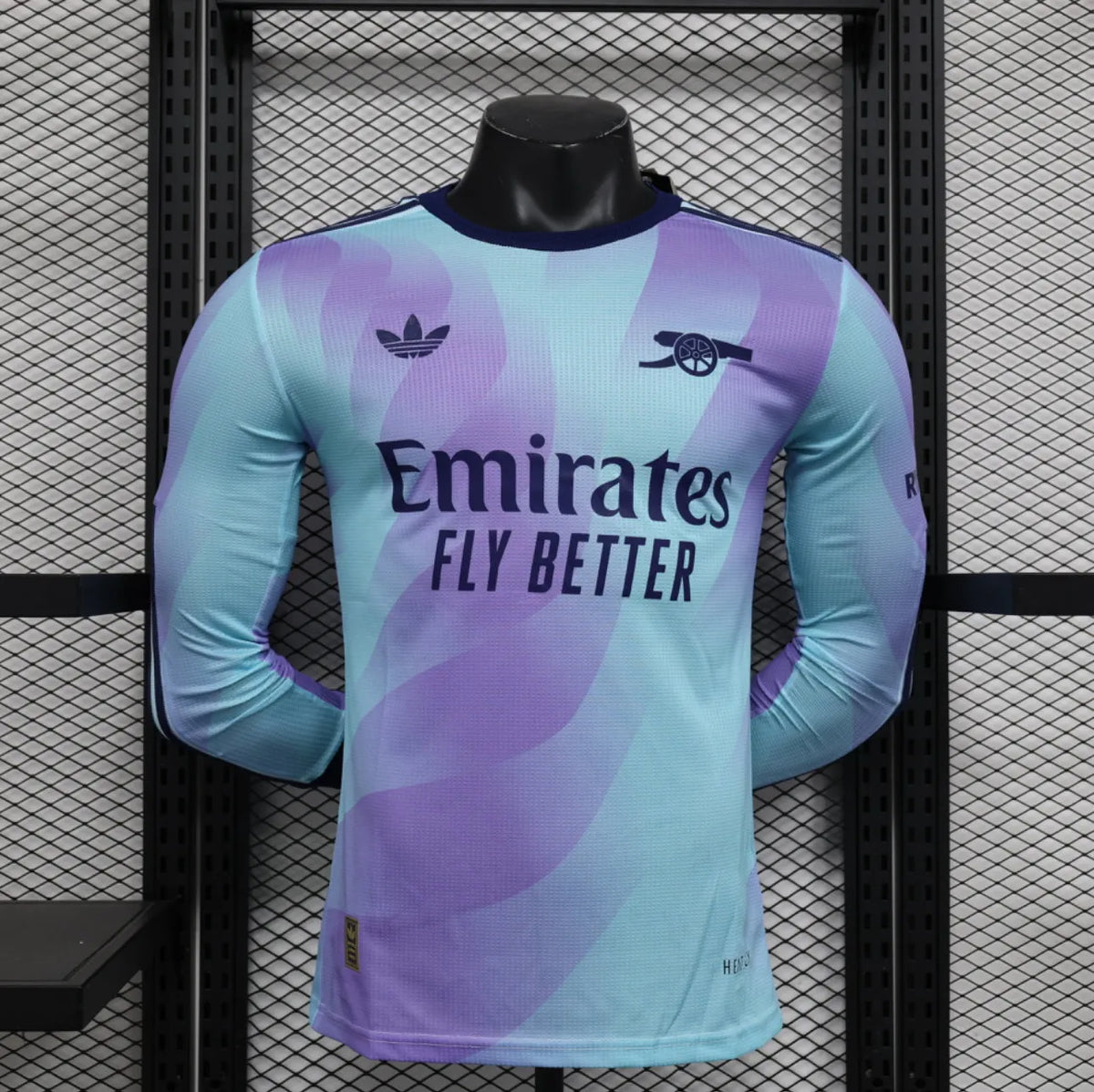Maillot football Arsenal third 3e Manches Longues Player Version LS 2024/25