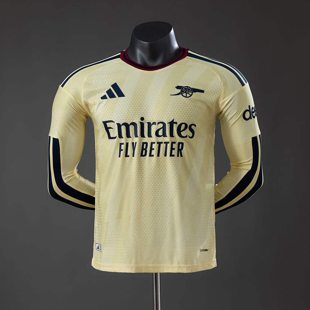Maillot football Arsenal Third Extérieur Manches Longues Player Version 2026/27