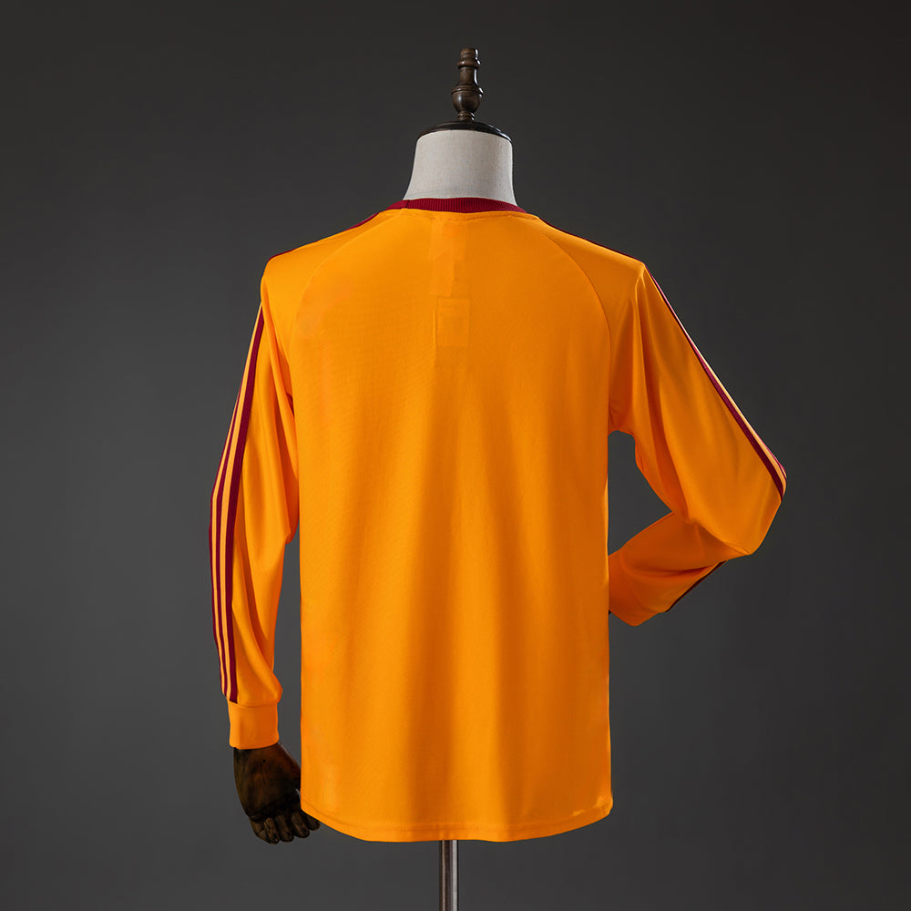 Maillot football AS Roma Terrace Icons Manches Longues Orange